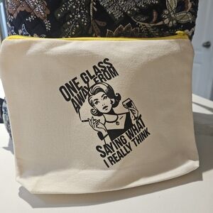 5 For$25 -Stylish Cream Multi-Pupose Canvas Pouch - 1 For $8